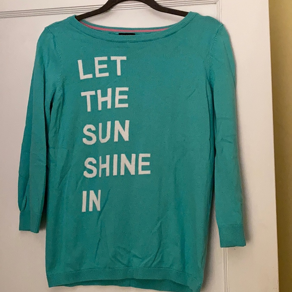 Talbots Kelly green sweater